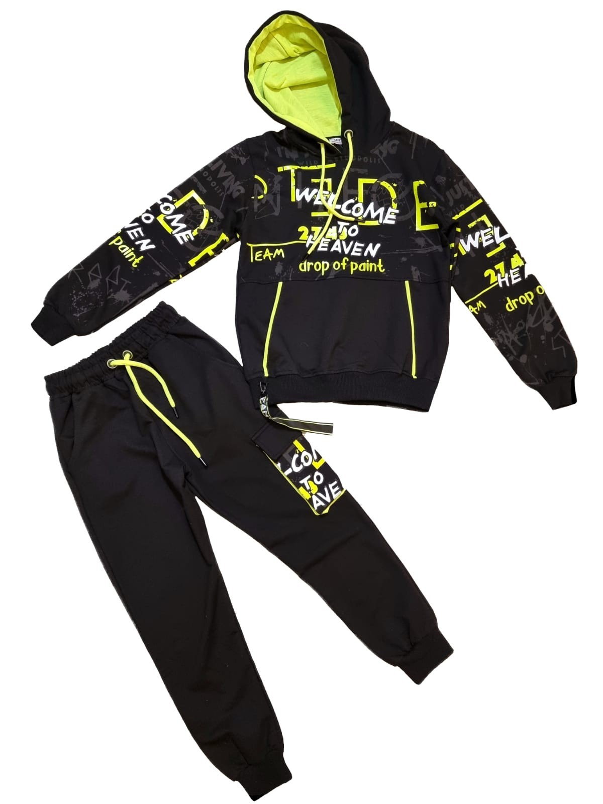 

Спортивный костюм для мальчика Leys 97783 р.158 cм Черный
