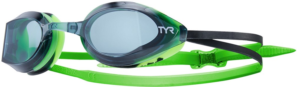 

Очки для плавания Tyr Edge-X Racing, Black/Green (LGEDG-014)