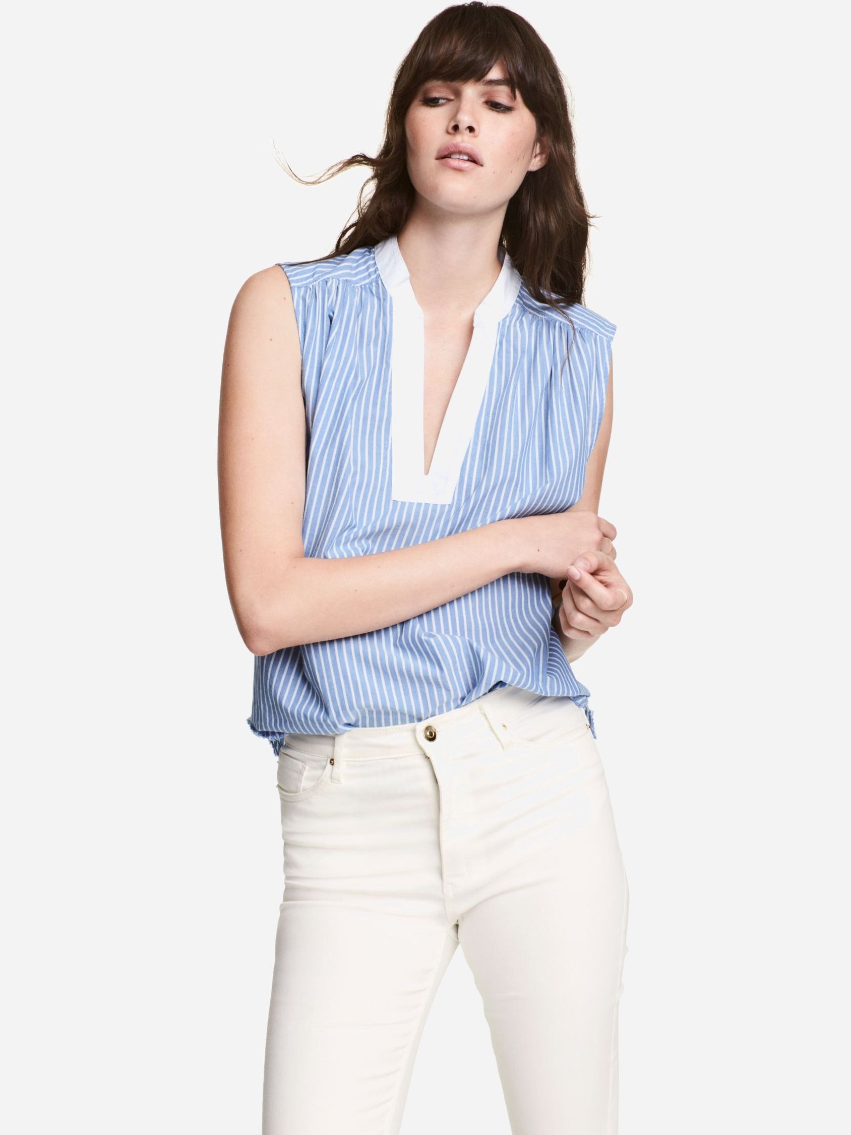 

Топ H&M 3hm06110162  Голубой, Топ H&M 3hm06110162 36 Голубой