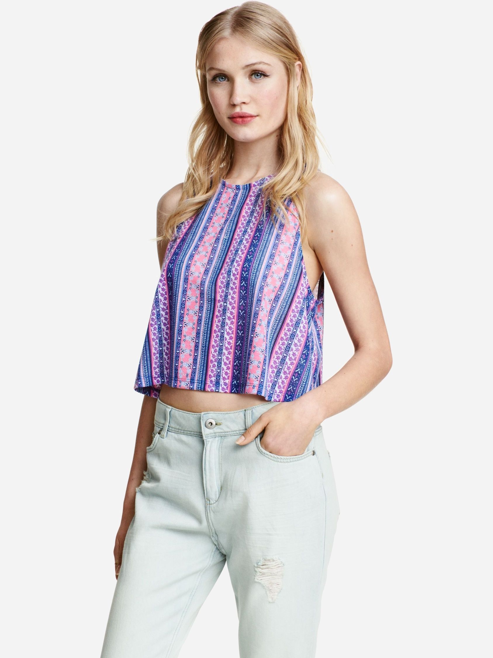 

Топ H& 3hm06110220  Синий, Топ H&M 3hm06110220 M Синий