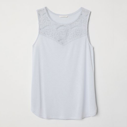 

Топ H&M 6134597  Голубой, Топ H&M 6134597 XL Голубой