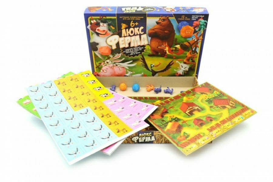 

Гра розважальна настільна Danko Toys Ферма ЛЮКС укр. мс G-FL-UA-01-01