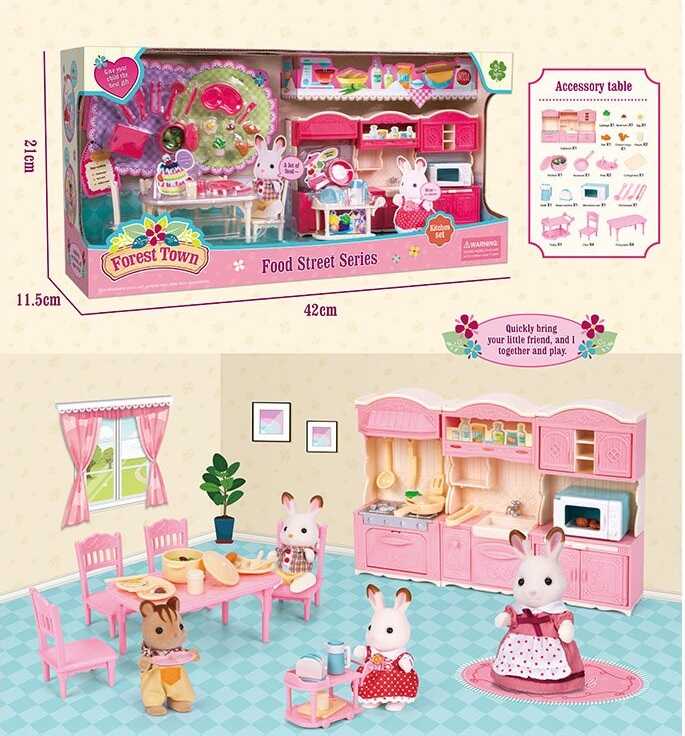 

Набор мебели для кукольного домика "Счастливая семья" 15118