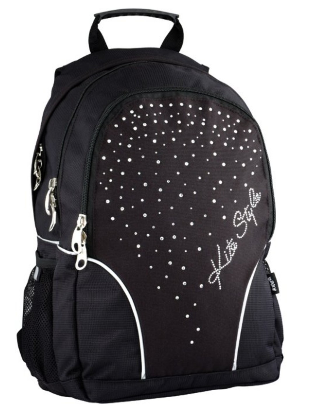 

Рюкзак подростковый Kite 812 Style для девочек черный 43х30х23 см (K14-812)