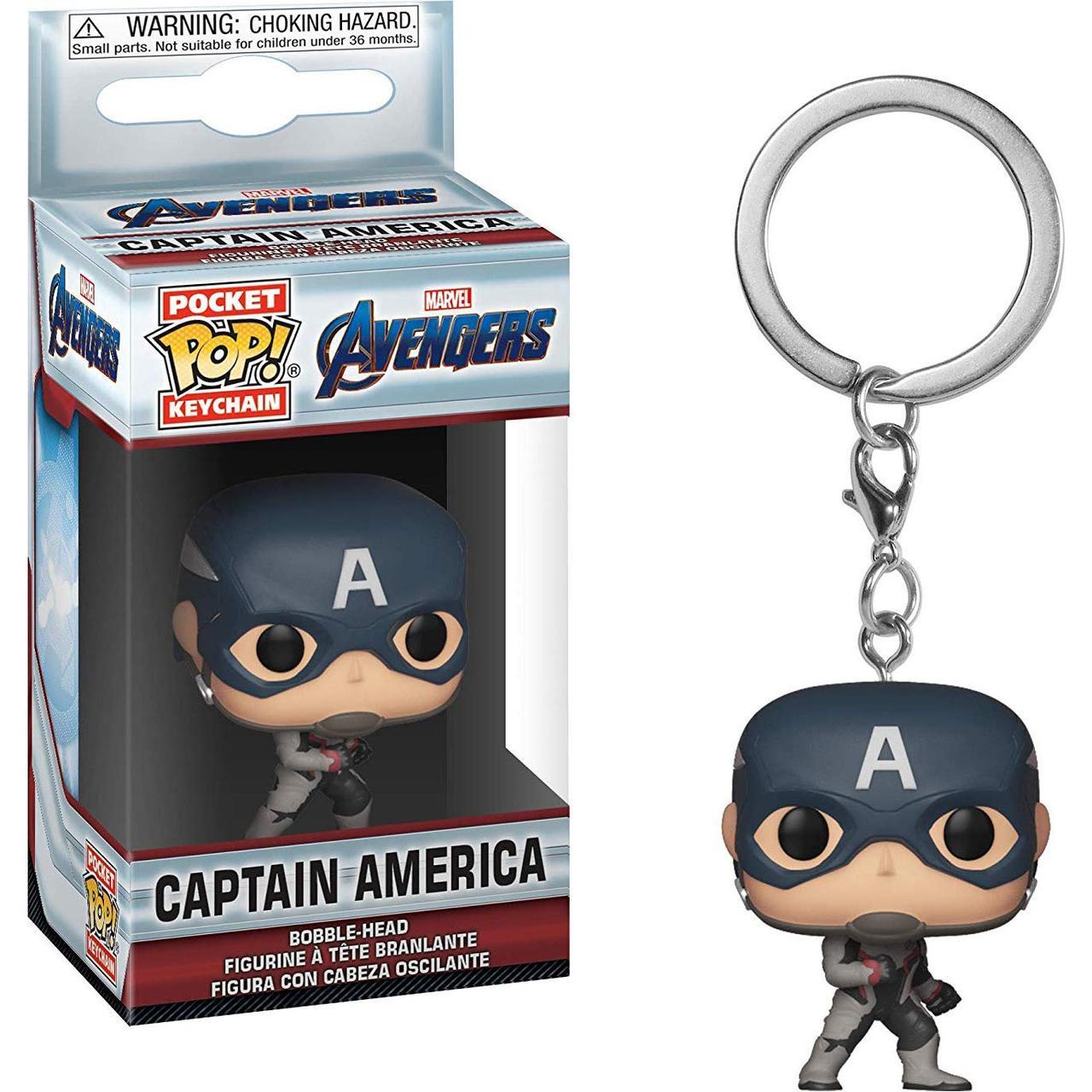 

Фигурка брелок Funko Pop Фанко Поп Avengers Endgame Captain America Мстители Финал Капитан Америка 4 см