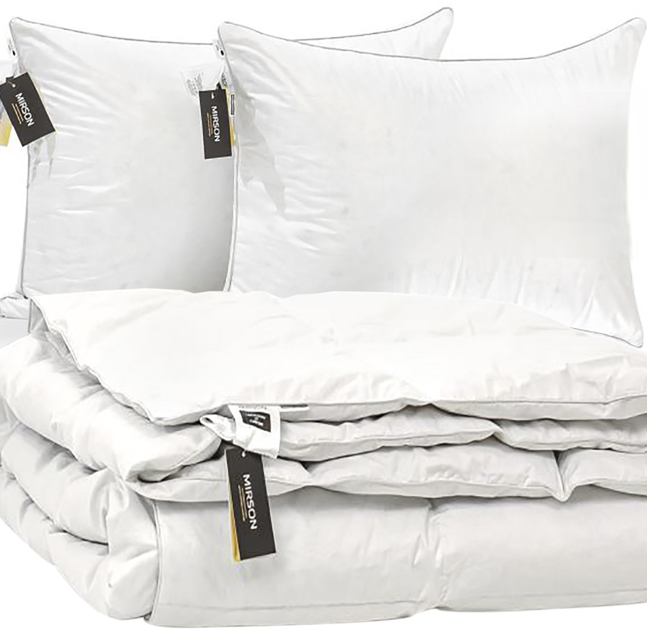 

Набор пуховый MirSon Luxury Exclusive Лето №2037 Одеяло 200x220 + 2 подушки 50x70 средние