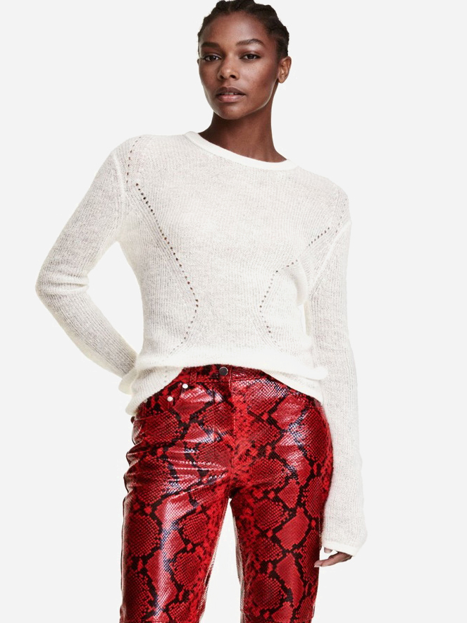 

Джемпер H&M Studio 0419102-4  Белый, Джемпер H&M Studio 0419102-4 38 Белый