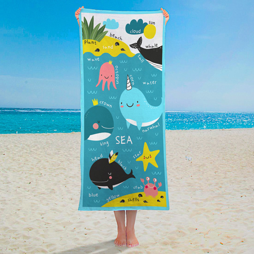 

Полотенце пляжное с принтом Sea Presentville 150х70 см 000170232