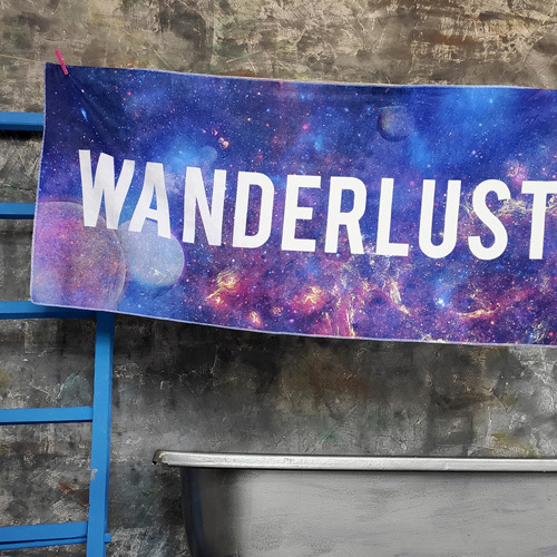 

Полотенце пляжное с принтом Wanderlust Presentville 150х70 см 000170227
