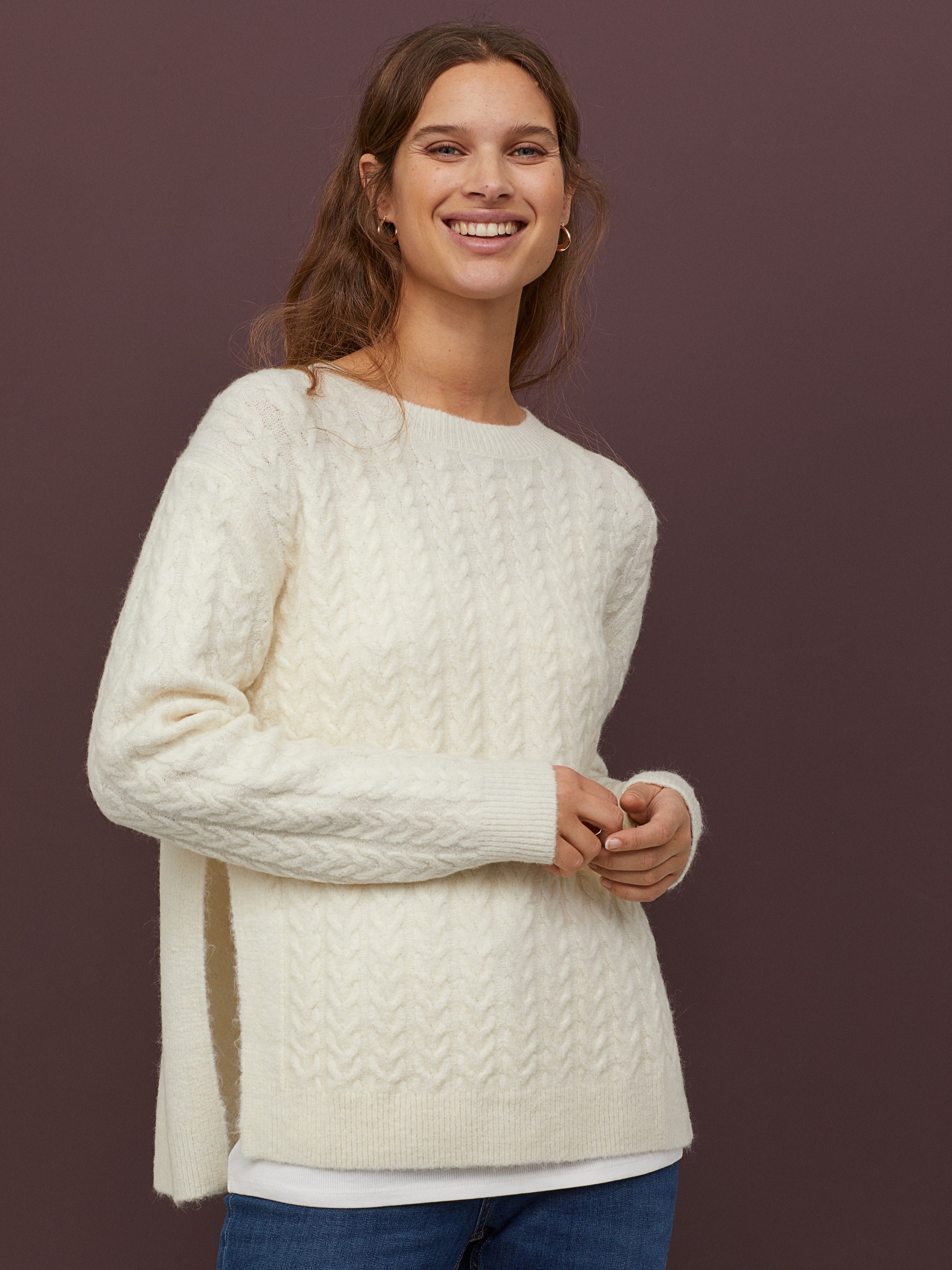 

Джемпер для кормящих мам H&M Mama 0801633-0  Белый, Джемпер для кормящих мам H&M Mama 0801633-0 XS Белый