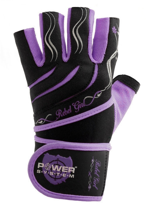 

Перчатки для фитнеса и тяжелой атлетики Power System Rebel Girl PS-2720 L Purple