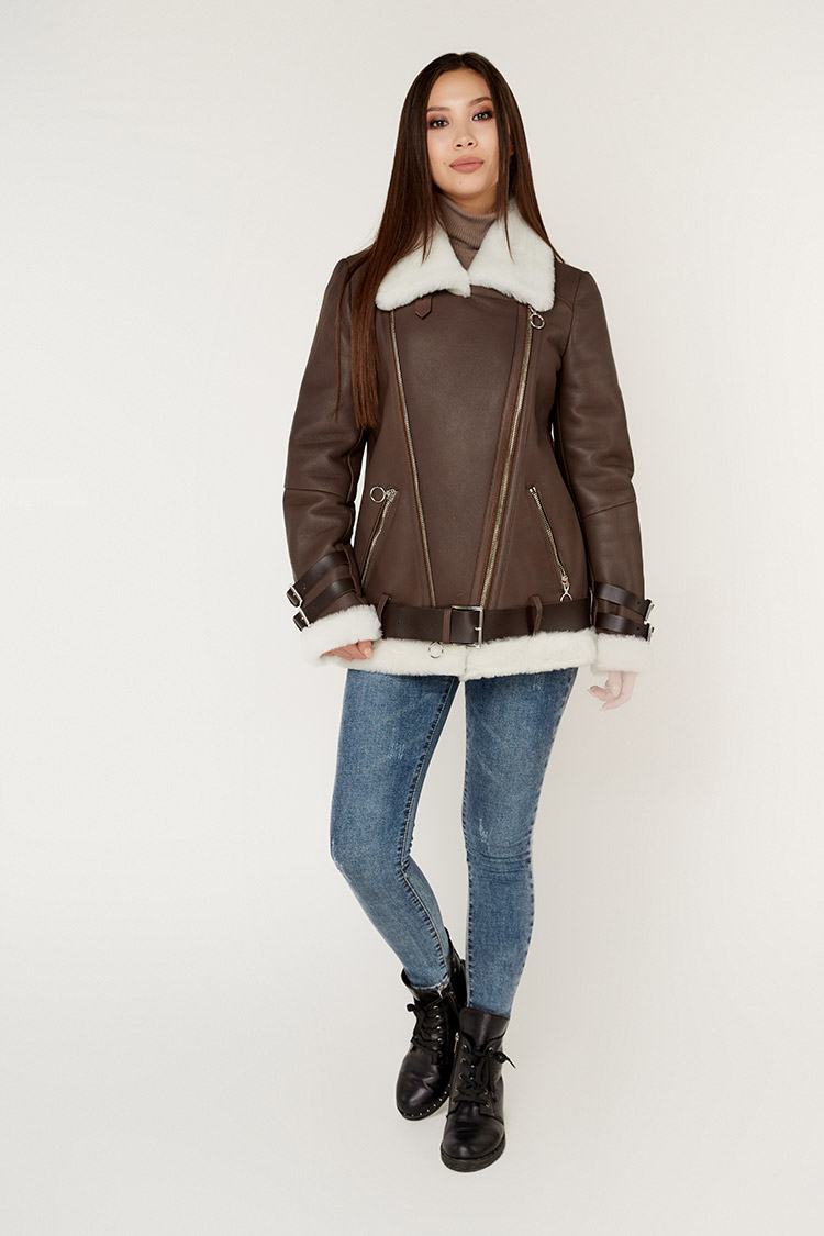 

Дубленка Ricca donna Kk-38006/kisa XL Коричневая 122840005