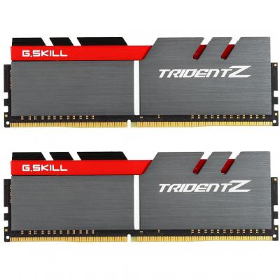 

Модуль памяти для компьютера DDR4 16GB (2x8GB) 3200 MHz Trident Z Silver H/ Red G.Skill (F4-3200C16D-16GTZB)