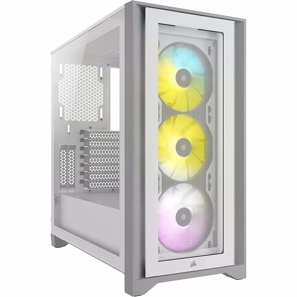

Корпус Corsair iCUE 4000X RGB Tempered Glass White (CC-9011205-WW)
