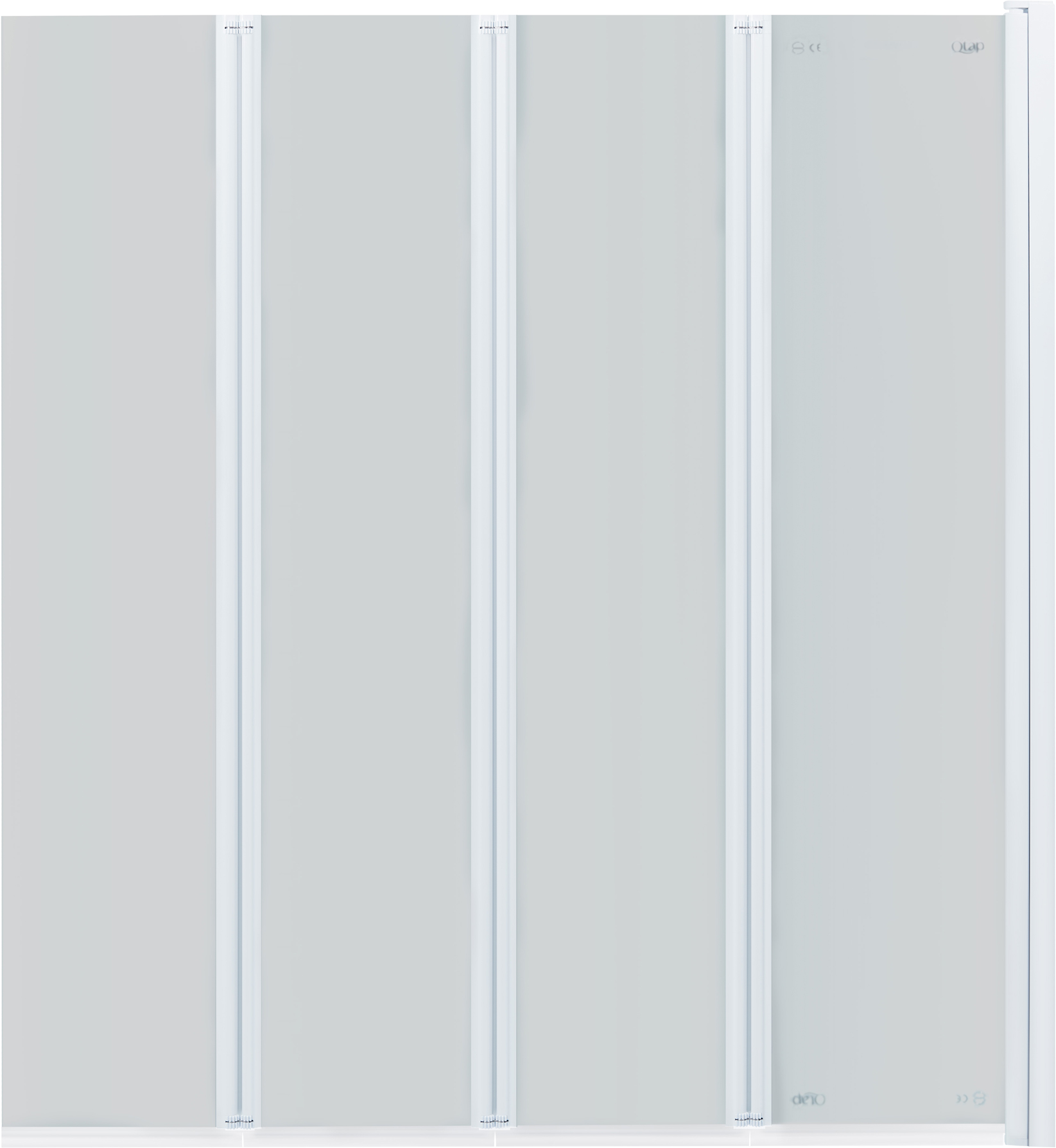 

Шторка для ванны QTAP Gemini WHI401214RP6 Pear