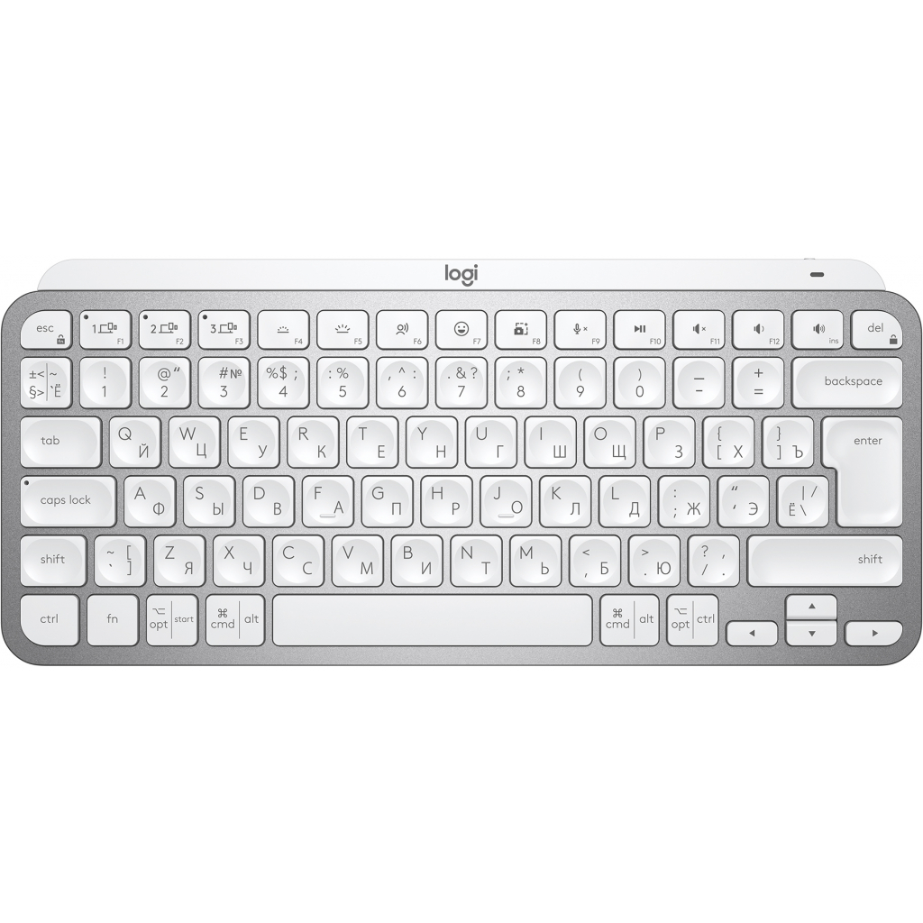 

Клавиатура Logitech MX Keys Mini Wireless Illuminated Pale Grey (920-010502)