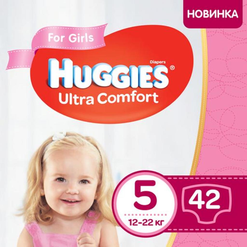 

Подгузник Huggies Ultra Comfort 5 Jumbo для девочек (12-22 кг) 42 шт (5029053565392)