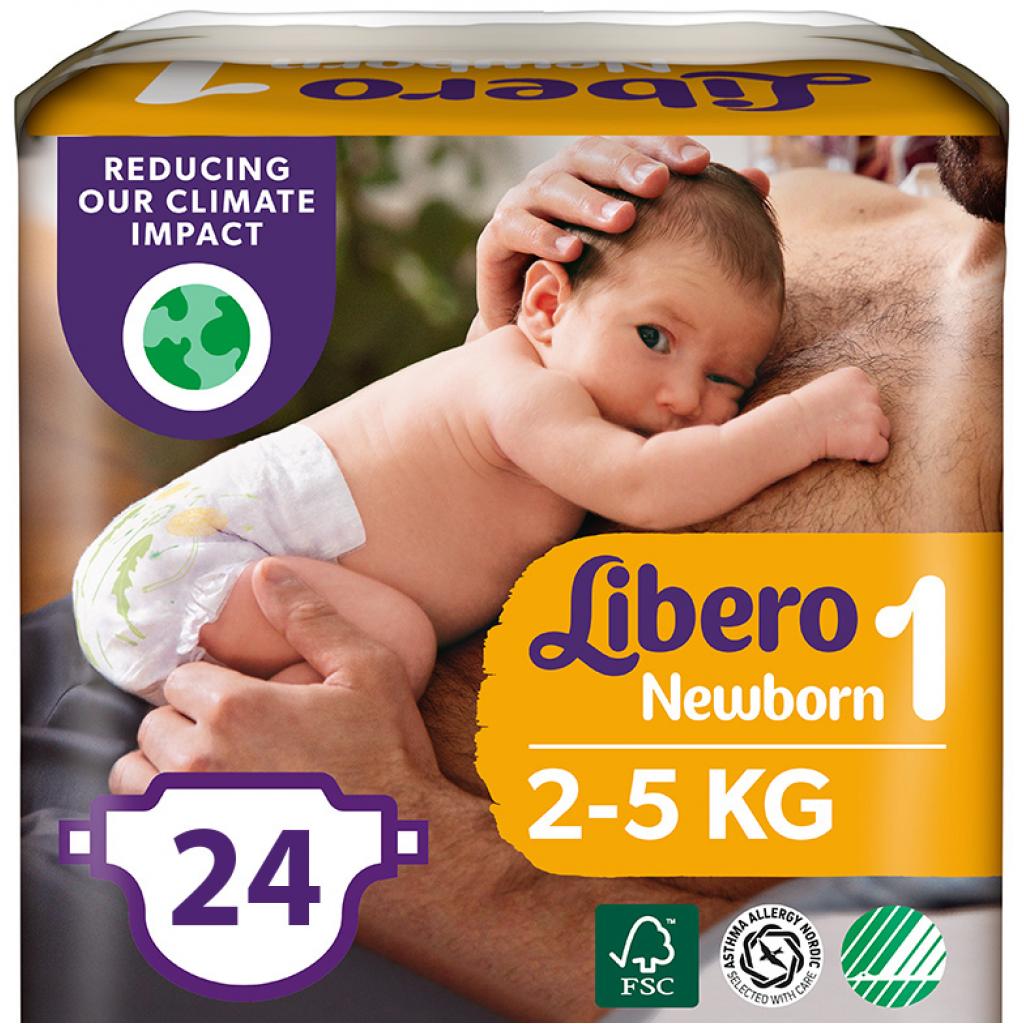 

Подгузник Libero New Born 1 2-5 кг 24 шт (7322541197562)