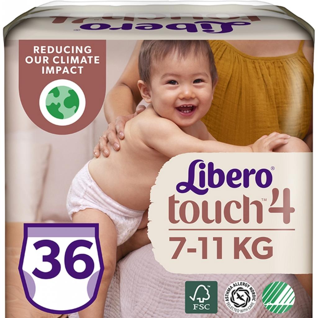 

Подгузник Libero Touch 4 7-11 кг 36 шт (7322541091839)
