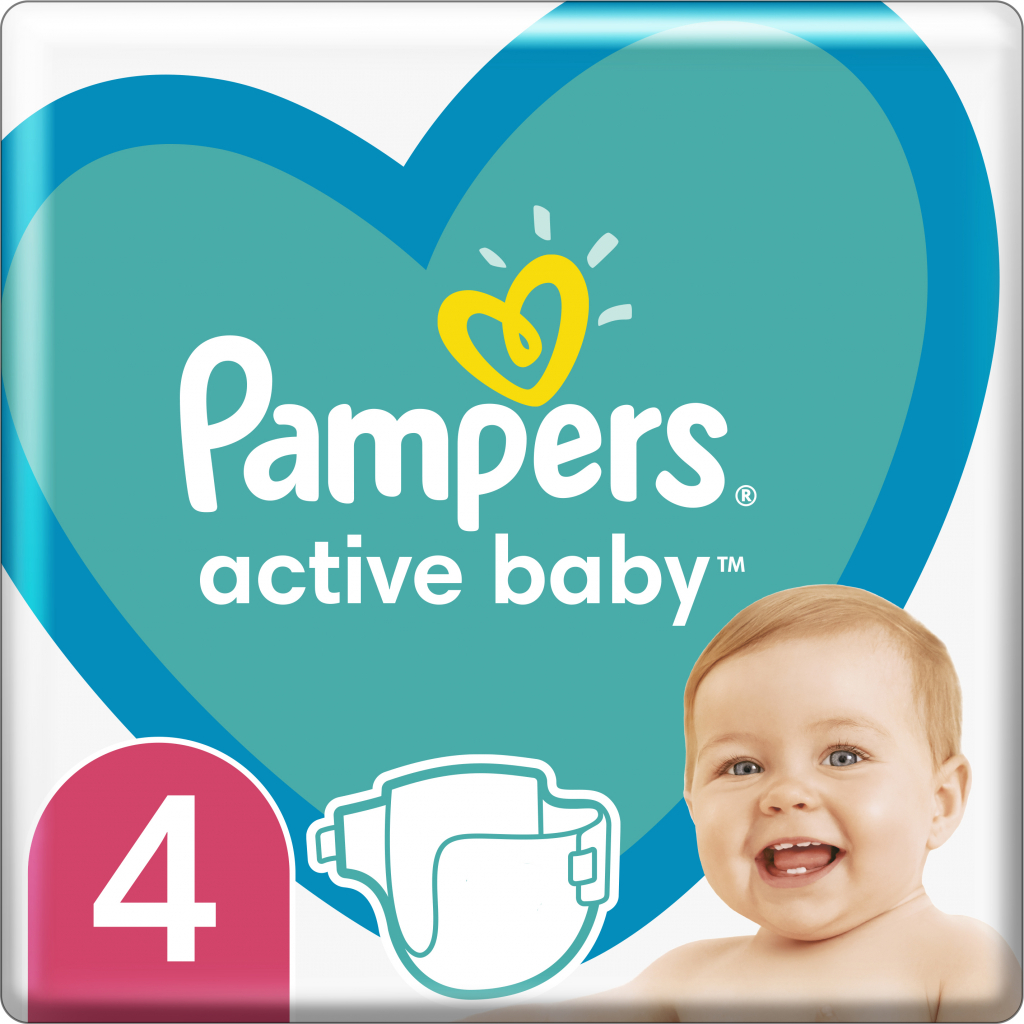 

Подгузник Pampers Active Baby Junior Размер 4 (9-14 кг) 54 шт (8006540045657)