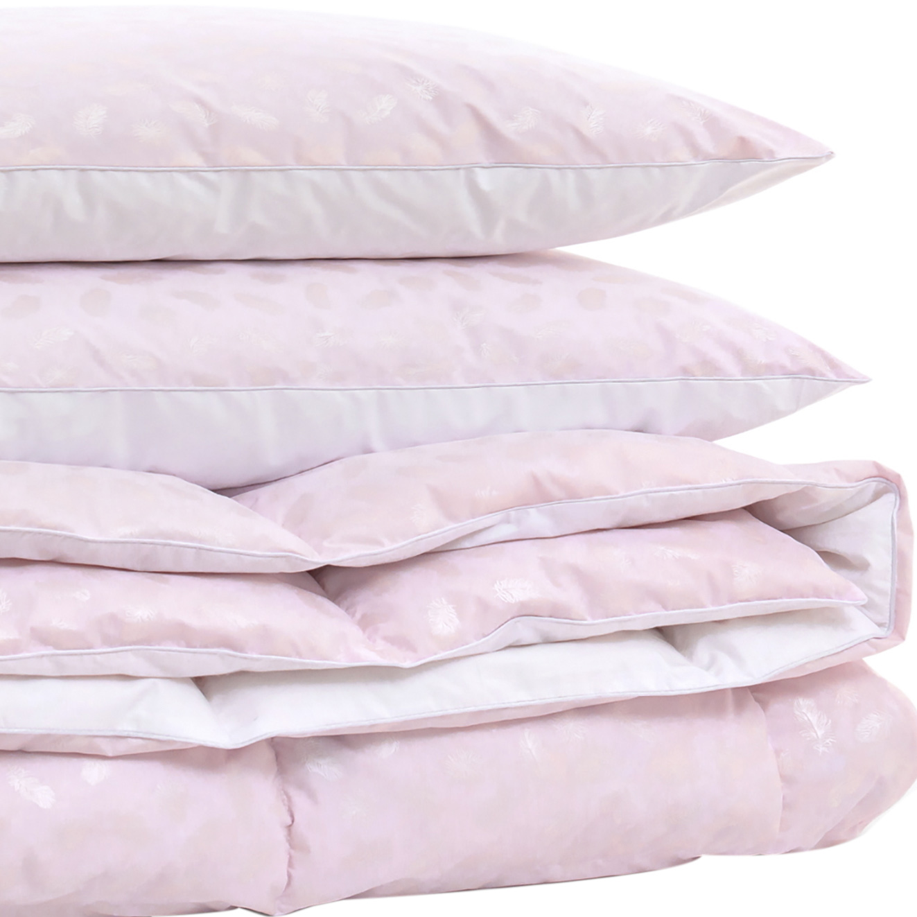 

Набор пуховый MirSon №1930 Bio-Pink Деми 90% пух одеяло 140х205 + подушки 50х70 2 шт мягкие