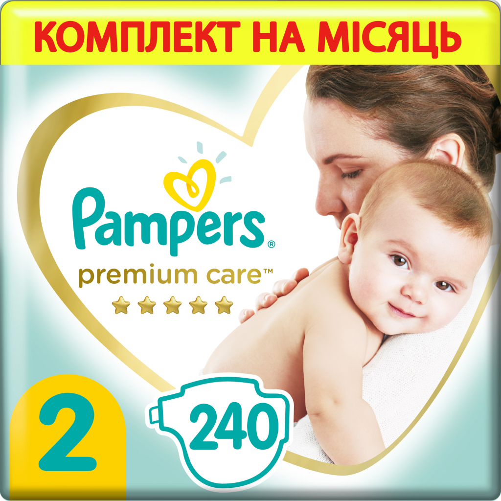 

Подгузник Pampers Premium Care Mini Размер 2 (4-8 кг) 240 шт (8001090379474)