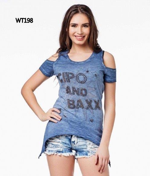 

Футболка Cipo&Baxx WT198  indigo, Футболка Cipo&Baxx WT198 S indigo