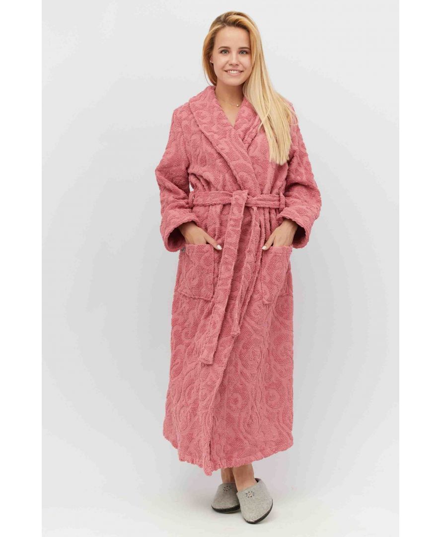 

Халат Прованс Annette Rose махровый / Розовый, Халат Прованс Annette Rose махровый S/M Розовый