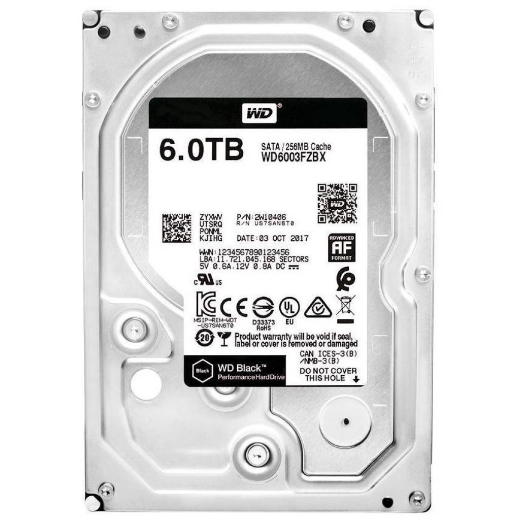 

Жесткий диск 3.5 6TB WD (WD6003FZBX)