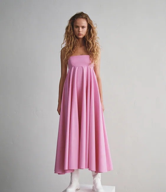 

Платье Zara  розовый 2585202620, Платье Zara M розовый 2585202620