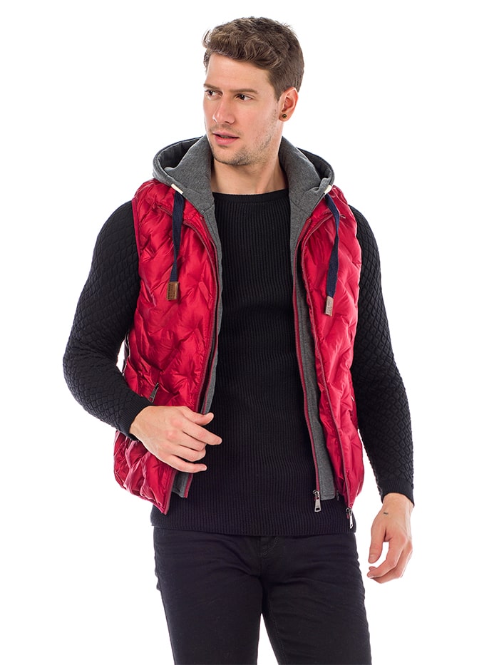 

Жилет Cipo&Baxx CM151  Красный, Жилет Cipo&Baxx CM151 XL Красный