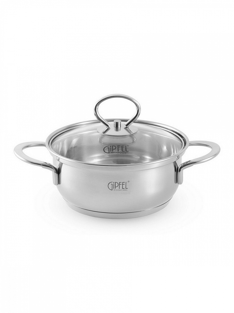 

Кастрюля GIPFEL Sofia 16 см 1.1 л стальная (2316)