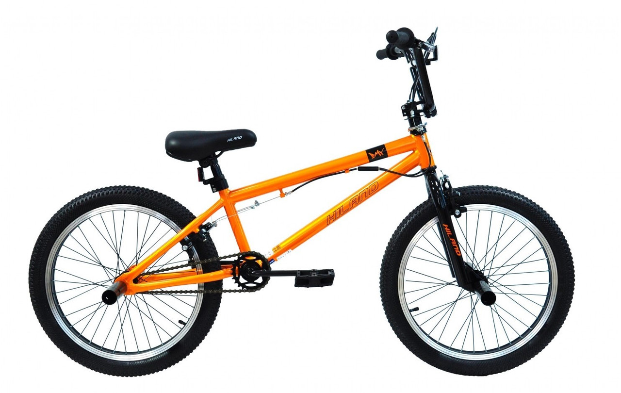

Трюковой велосипед BMX Hiland 20 Оранжевый FRS ST 4007