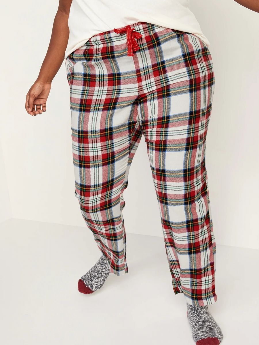 

Пижамные штаны для дома Old Navy 1159759509 (Белый/Черный/Красный, XXL)