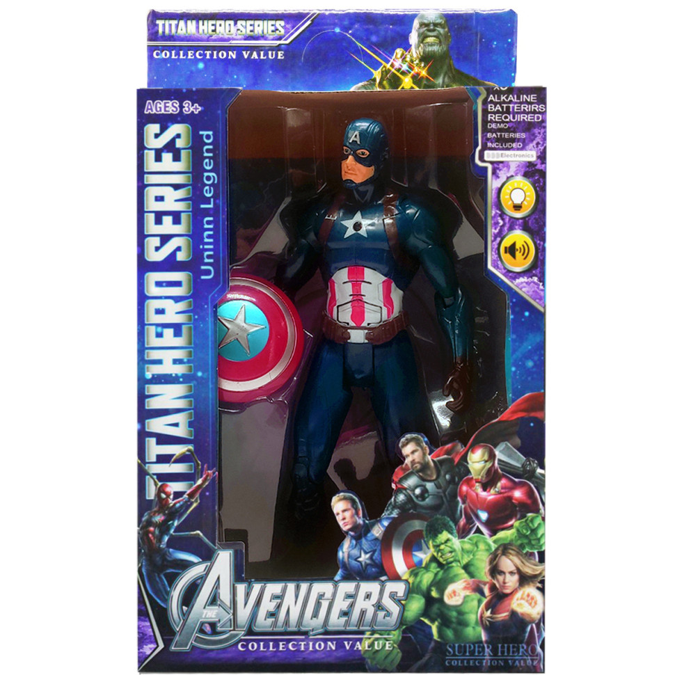 

Фигурка супергероя "AVENGERS" Bambi 89001 (Капитан Америка с Щитом)