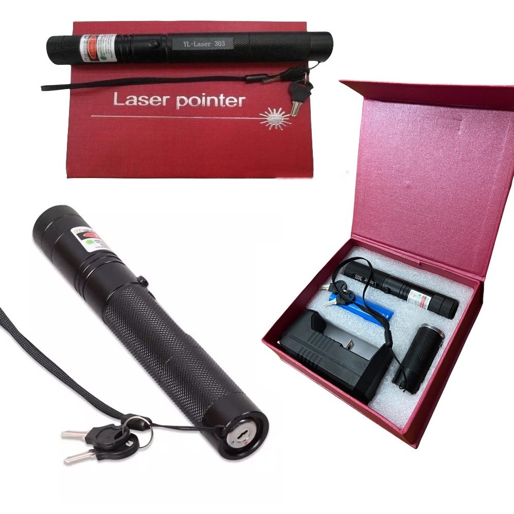 Лазерна указка Зелена з насадками лазерної проекції Green Laser pointer