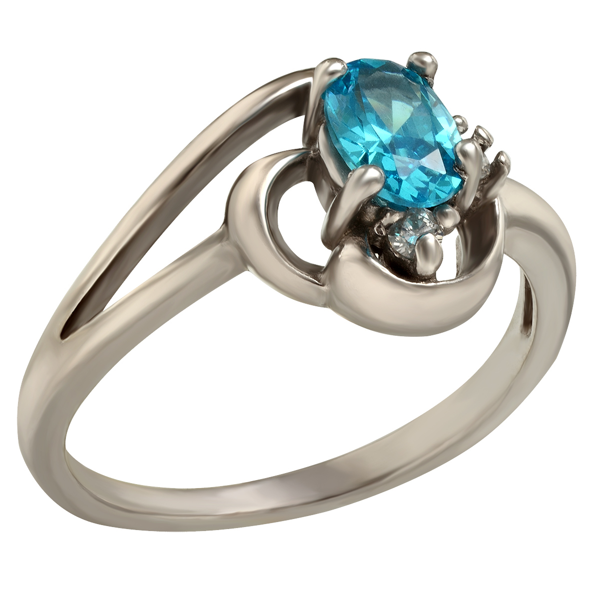 

Серебряное кольцо с фианитом Tango Jewellery Company 320460С размер 17
