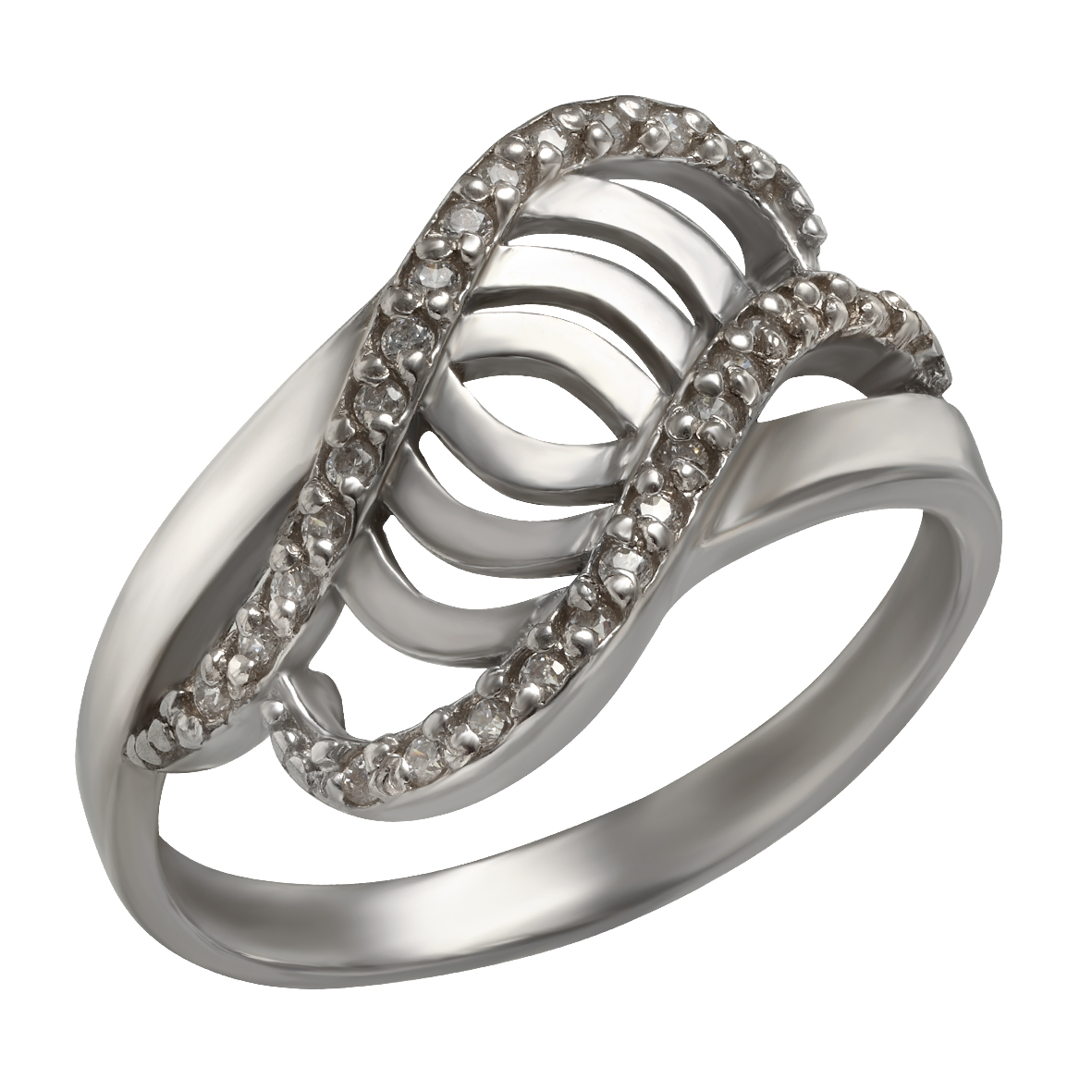 

Серебряное кольцо с фианитами Tango Jewellery Company 320714С размер 17.5