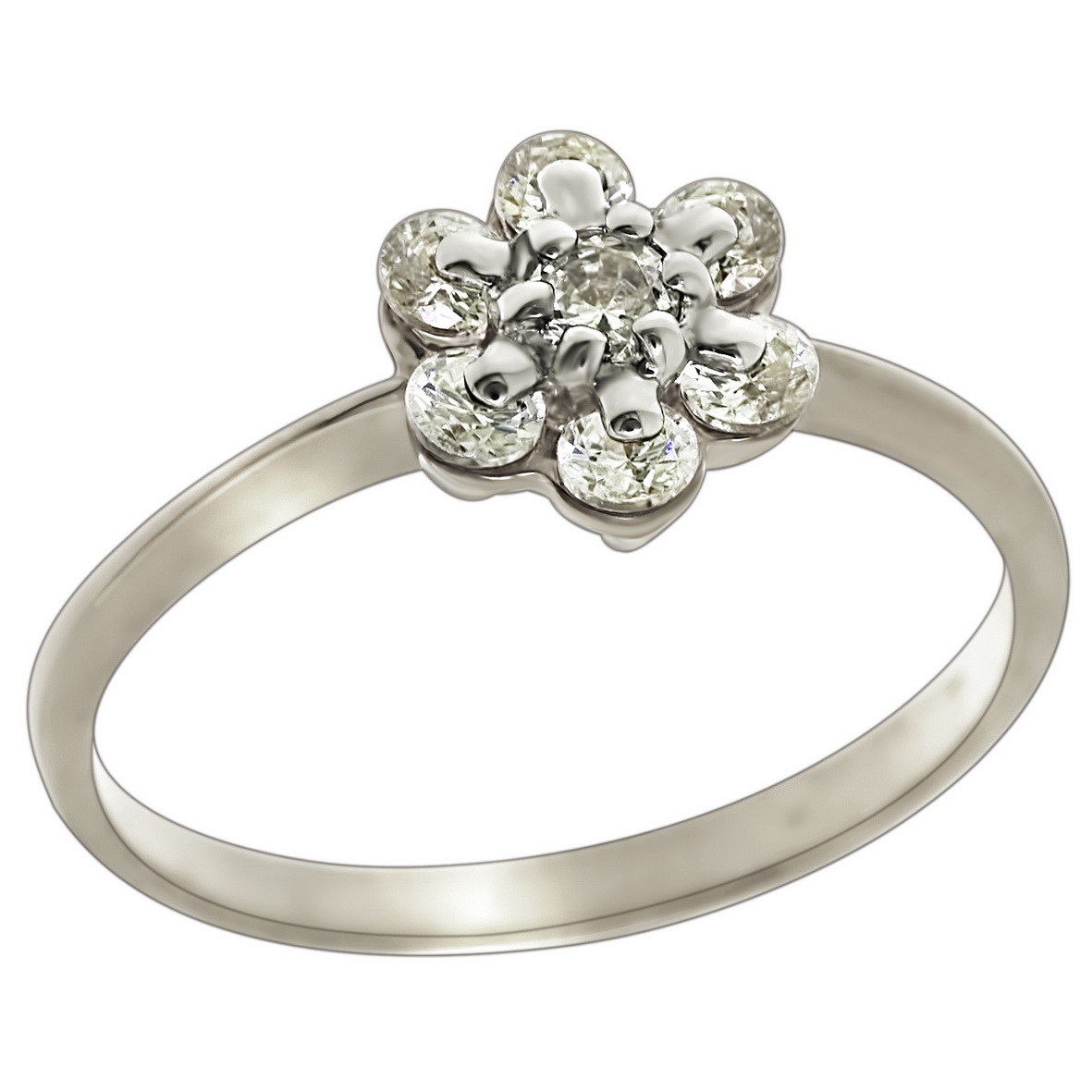 

Серебряное кольцо с фианитом Tango Jewellery Company 320940С размер 15.5