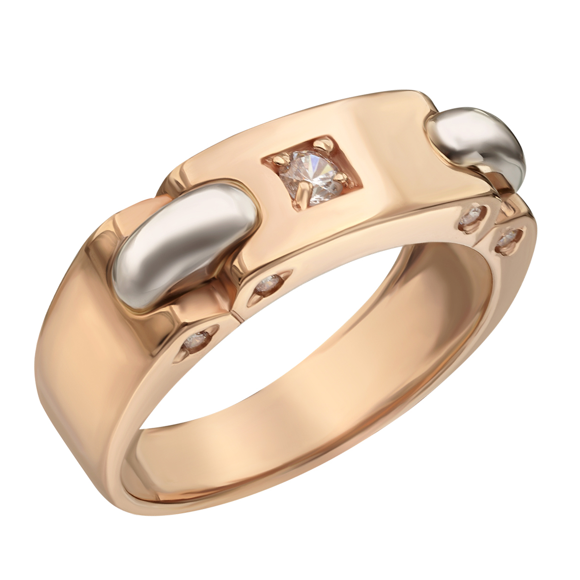 

Золотое кольцо с фианитами Tango Jewellery Company 330885 размер 19