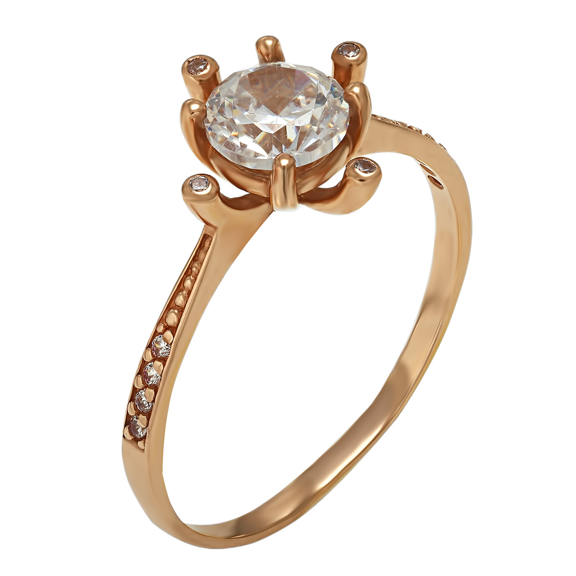 

Золотое кольцо с фианитами Tango Jewellery Company 380135 размер 19