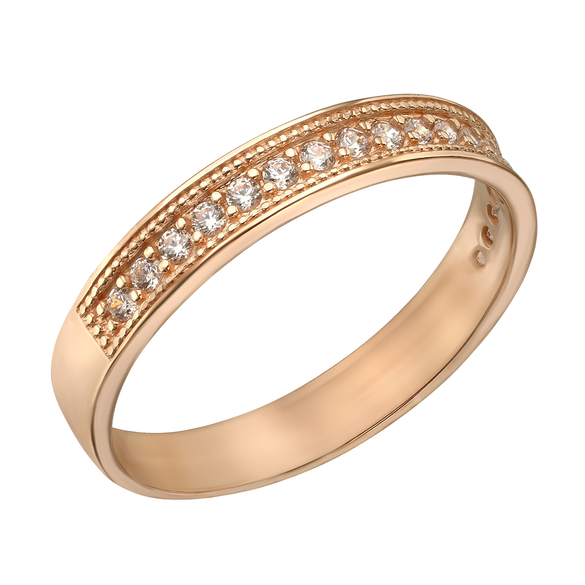 

Золотое кольцо с фианитами Tango Jewellery Company 380536 размер 19
