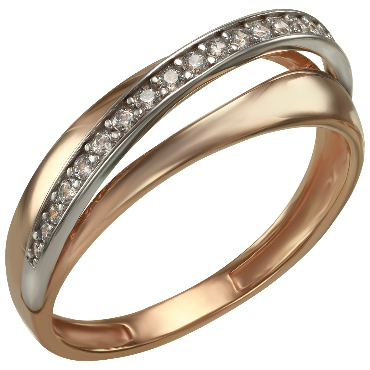 

Золотое кольцо с фианитами Tango Jewellery Company 350004 размер 18.5