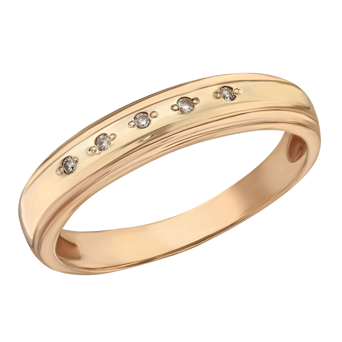

Обручальное кольцо из красного золота с бриллиантами Tango Jewellery Company 750026 размер 19.5
