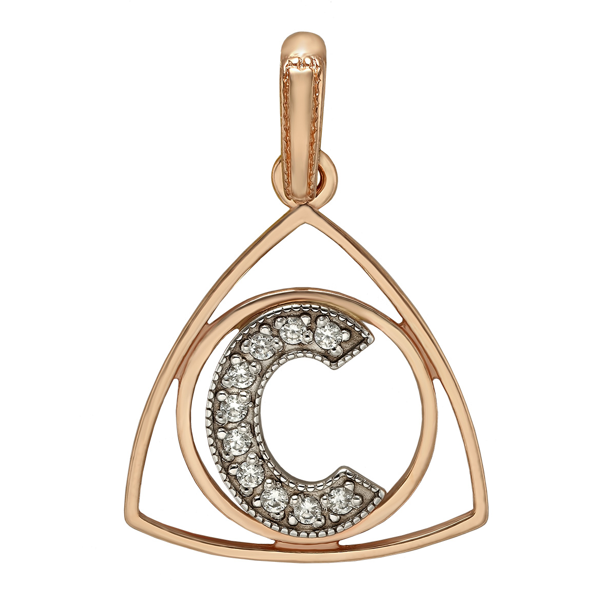 

Золотая подвеска с фианитами Tango Jewellery Company 160355
