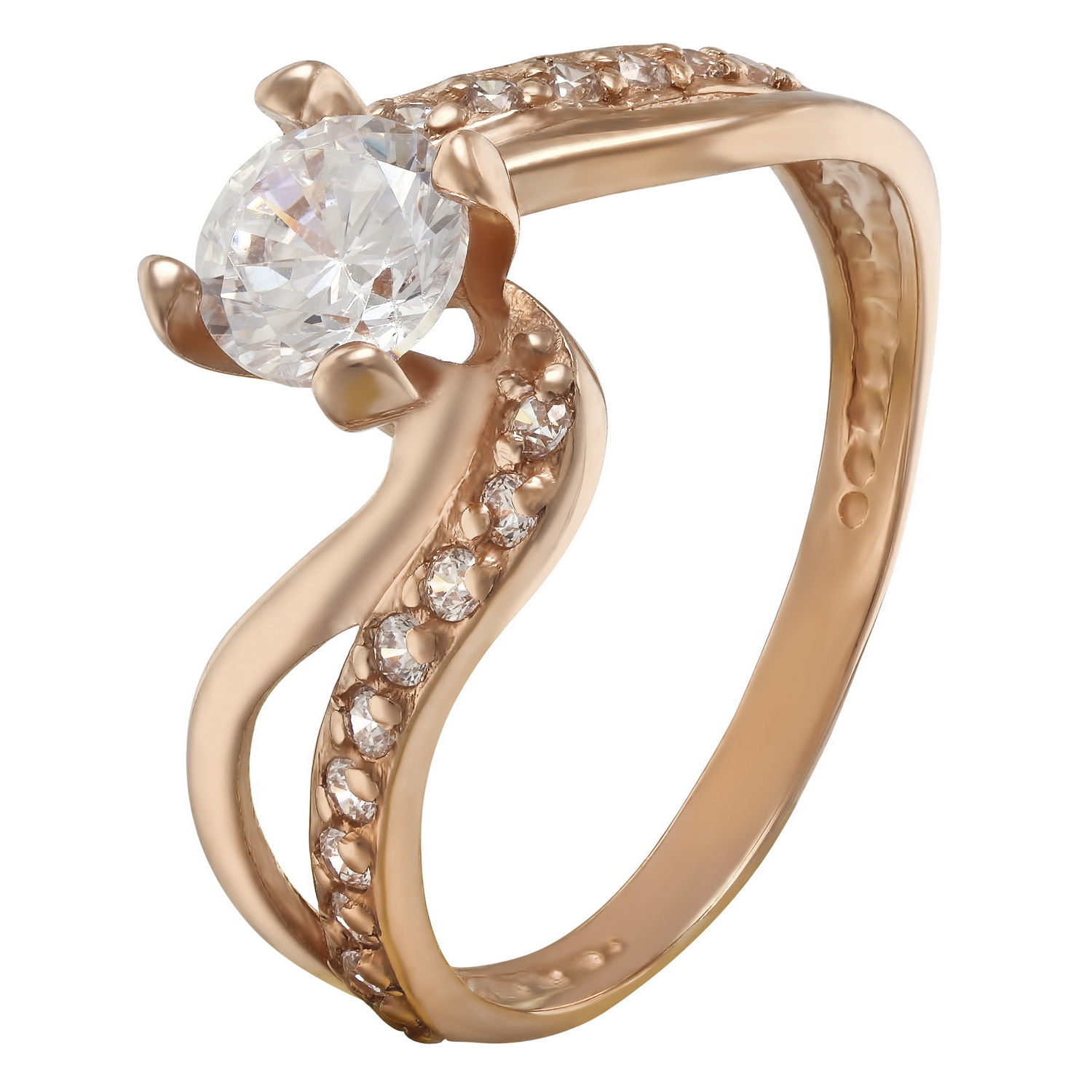 

Золотое кольцо с фианитами Tango Jewellery Company 320970 размер 19.5