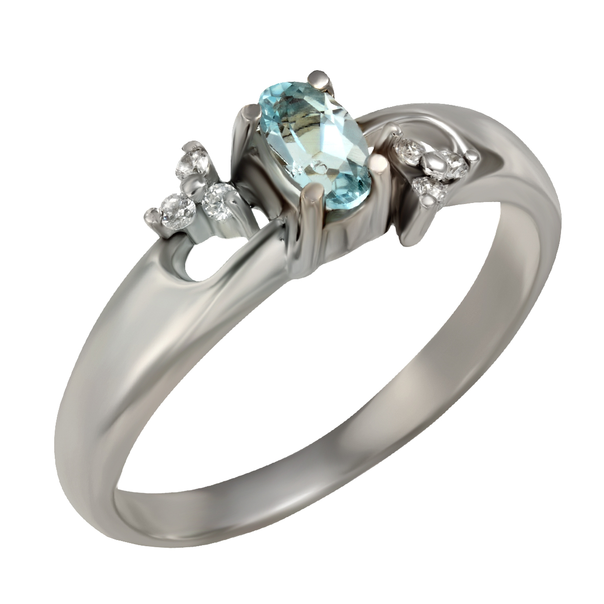 

Серебряное кольцо с топазом и фианитами Tango Jewellery Company 371037С размер 18.5