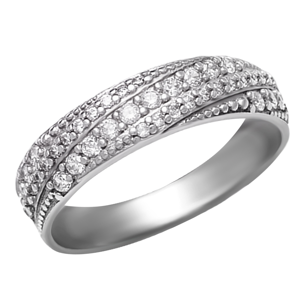

Серебряное кольцо с фианитами Tango Jewellery Company 380089С размер 16