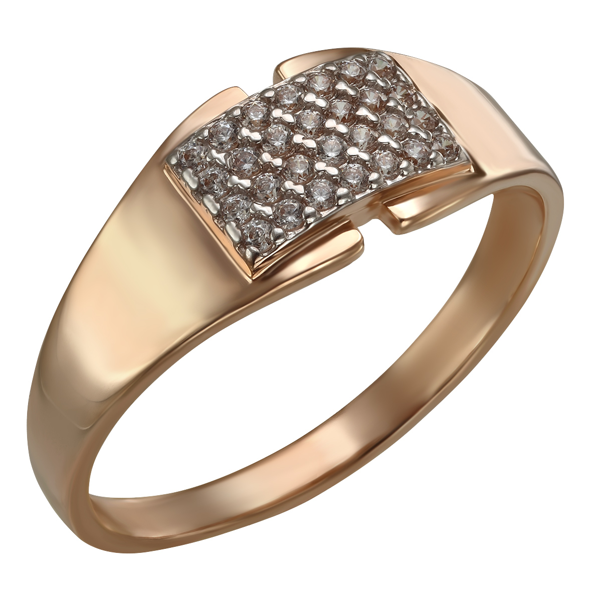 

Золотое кольцо с фианитами Tango Jewellery Company 380446 размер 19.5