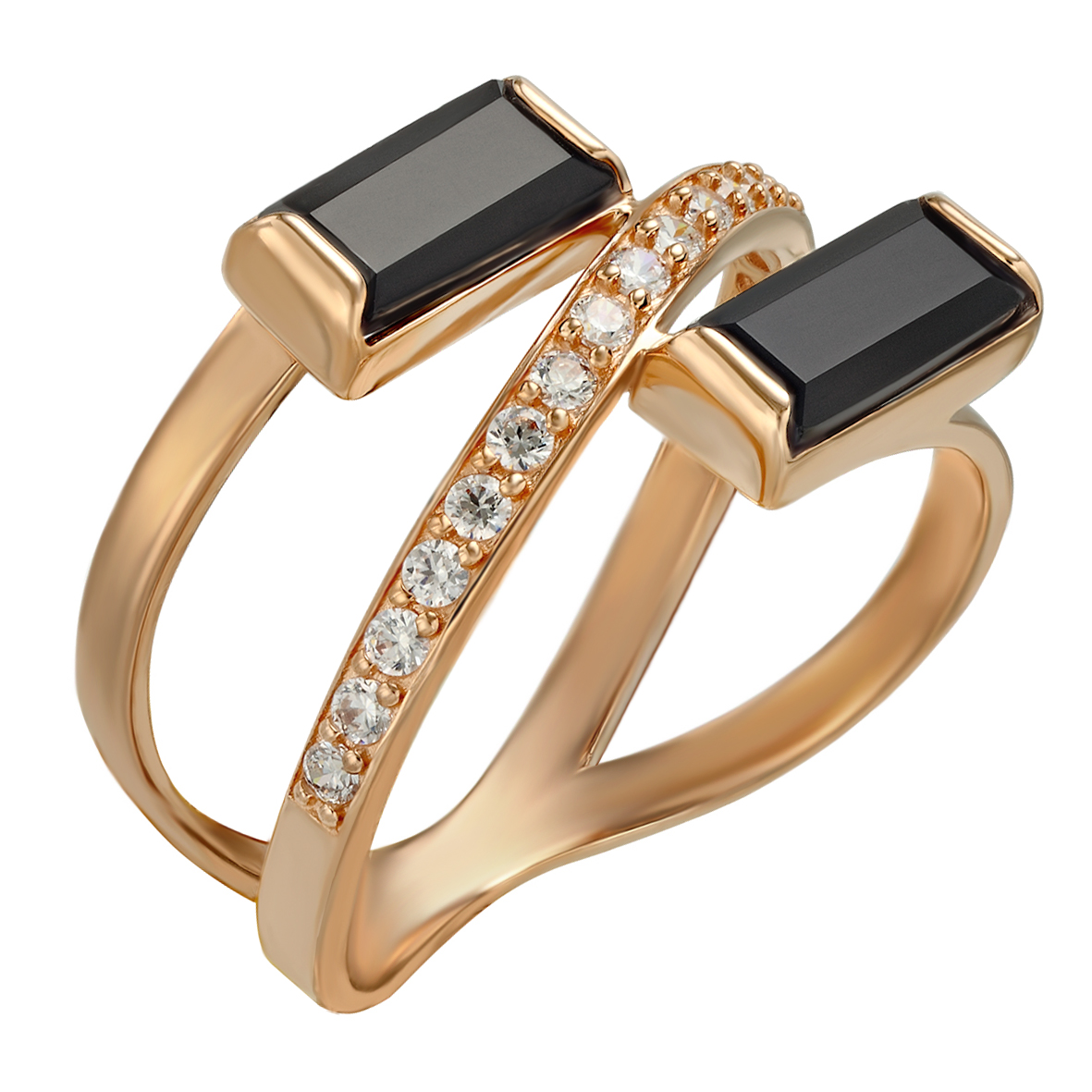 

Золотое кольцо с агатом и фианитами Tango Jewellery Company 369560 размер 16.5